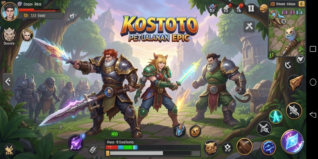 Screenshot menampilkan gameplay KOSTOTO yang seru dan imersif.