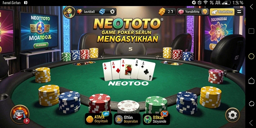 Screenshot gameplay NEOTOTO menampilkan suasana seru dan interaktif.