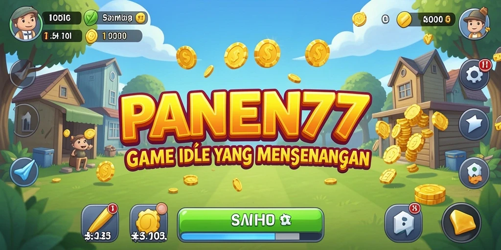 Tampilan gameplay <strong>PANEN77</strong> yang seru dan berwarna.