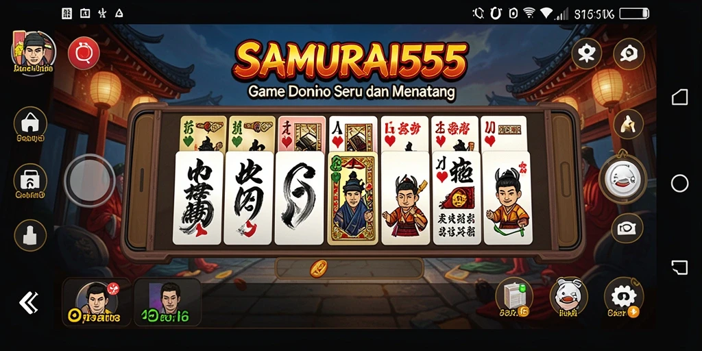 Tampilan gameplay SAMURAI555 yang menegangkan dan menghibur.