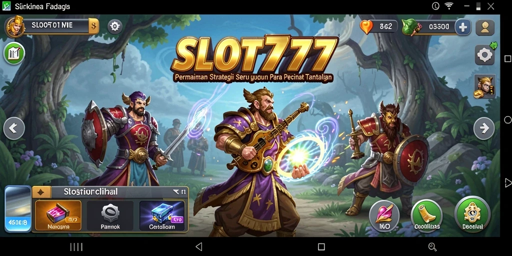 Tampilan menarik dari gameplay SLOT777 saat pemain menerapkan strategi.